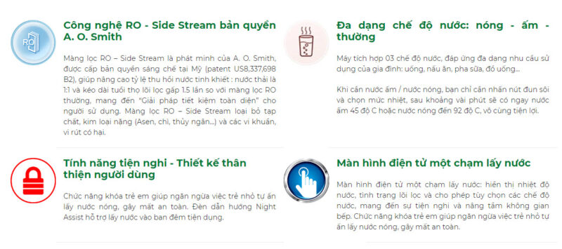 Máy Lọc Nước Đặt Bàn A. O. Smith ROSS™ ECO-AOC75PUR (NEW) 14 a o smith ross eco aoc75pur 4
