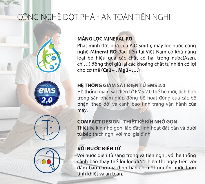 may loc nuoc a o smith vita plus 7