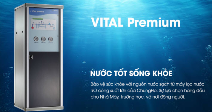 Máy lọc nước ChungHo VITAL PREMIUM 10 may loc nuoc chungho vital premium 4