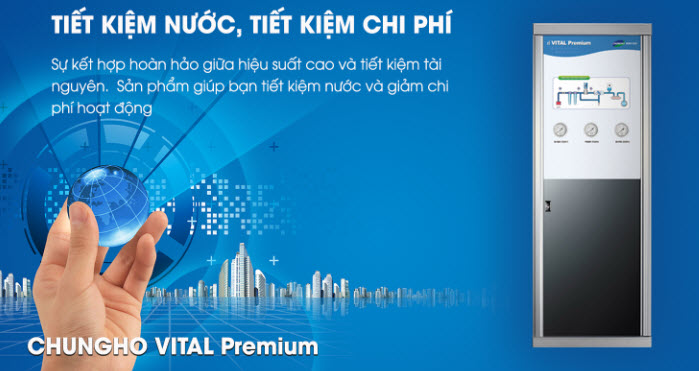 Máy lọc nước ChungHo VITAL PREMIUM 9 may loc nuoc chungho vital premium 5