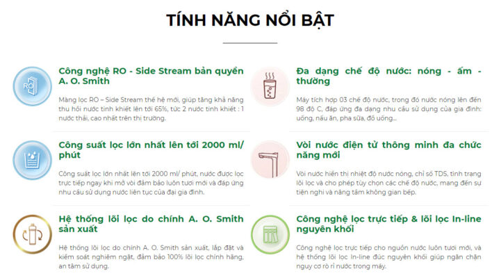 may loc nuoc dat gam cong suat lon a o smith ross lux aou800hot new 6