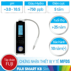 may loc nuoc ion kiem fuji smart k8 slim ̀