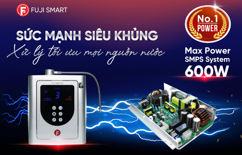 Máy Lọc Nước Ion Kiềm Fuji Smart P9 8 Máy Lọc Nước Ion Kiềm Fuji Smart P9 2